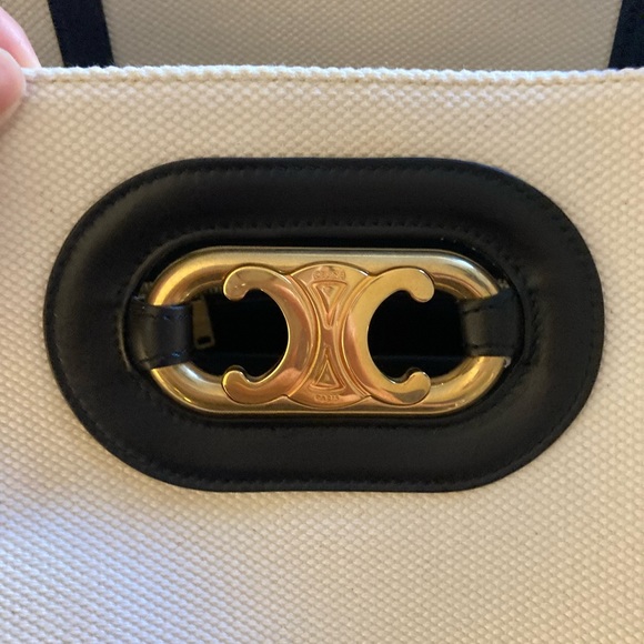 Celine Triomphe Canvas Tote - Picture 7 of 8